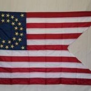 This historic American flag design features a blue field with white stars and red and white stripes, perfect for collectors and patriotic displays. Buy online for the best selection of cheap and affordable flags at UltimateFlags.com.