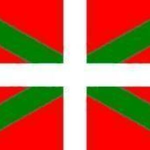 Basque flag design featuring bold red and green colors, perfect for those seeking cheap and affordable flags. The best option to buy online for flag enthusiasts. Available at UltimateFlags.com.