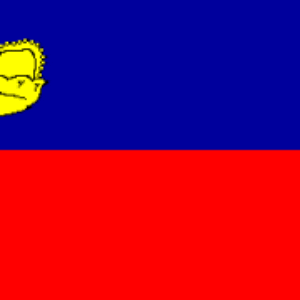 Vibrant flag featuring a yellow emblem on a blue field with a red bottom, representing a unique design. This affordable flag is perfect for collectors and enthusiasts looking to buy online. Find the best deals at UltimateFlags.com.