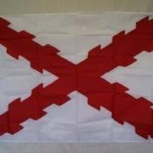 This image features a high-quality flag with a distinct red and white design, perfect for showcasing your pride. Affordable and cheap options are available for those looking to buy online. Find the best selection at UltimateFlags.com.