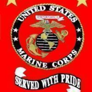 USMC Served with Pride Banner (5 x 3)