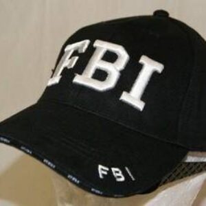 FBI Cap / Hat / Ballcap – Black