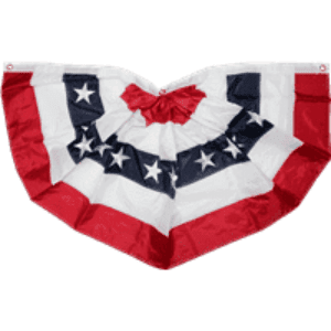 usa bunting pleated fan for sale 4th of july patriotic home decor