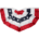 usa bunting pleated fan for sale 4th of july patriotic home decor