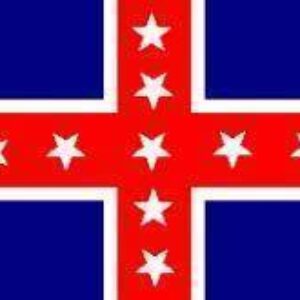 A vibrant flag featuring a bold blue background with a red cross and white stars, perfect for showcasing patriotism. This affordable and high-quality flag is the best choice for those looking to buy online. Discover great deals at UltimateFlags.com.