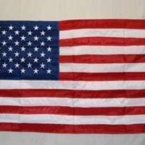 50 Star USA Fully Sewn Nylon Embroidered Sewn Stripes Flag Additional Stitching  4 x 6 ft.  (Made in America)