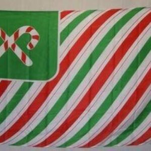 Candy Cane Christmas Flag 3 X 5 ft. Standard