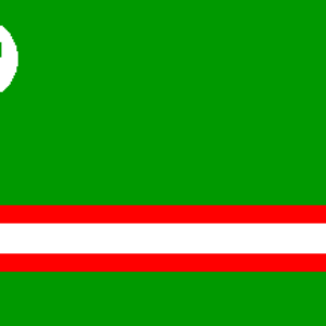 Chechnya with Crescent Flag 3 X 5 ft. Standard