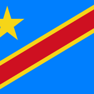 Flag of the Democratic Republic of the Congo with vibrant colors, perfect for showcasing national pride. Available at cheap and affordable prices. Buy online for the best selection at UltimateFlags.com.