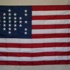 American flag displayed with vibrant colors and detailed design, perfect for patriotic displays or events. This affordable flag is the best choice for anyone looking to buy online. Shop now at UltimateFlags.com.